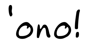 コミュニティサイト　'ono!　オノ　ロゴ